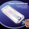 Easy install iphone 15 skärmskydd hd härdat glas