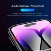2-pack heltäckande iphone 14 pro skärmskydd tpu