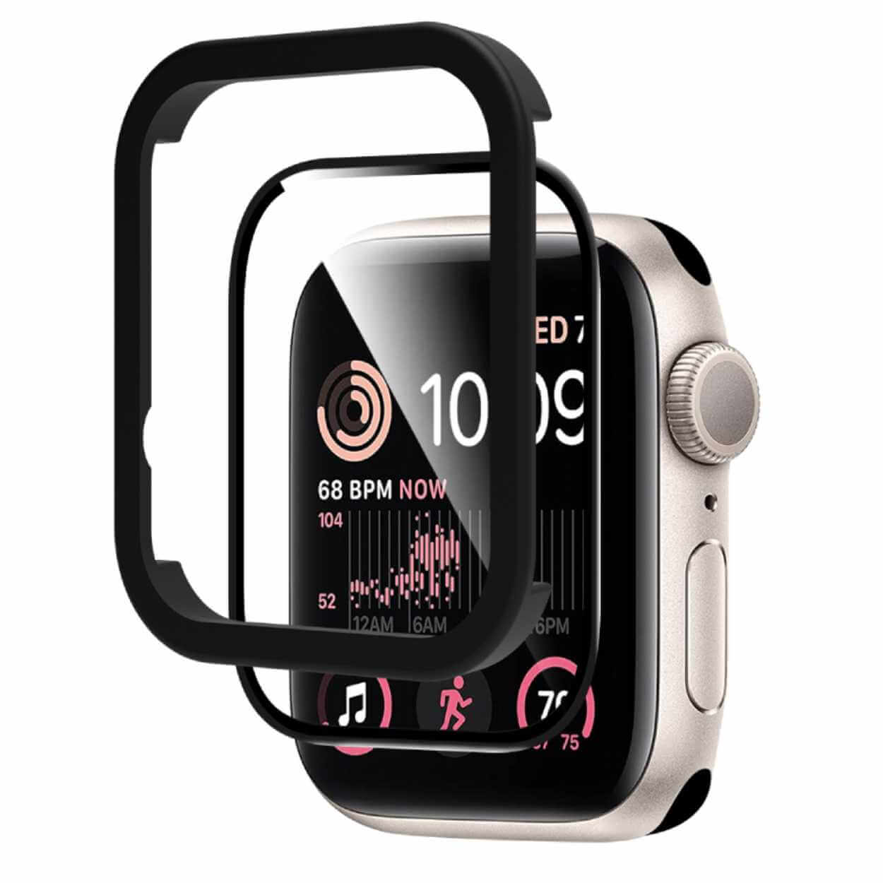 Apple watch 38mm heltäckande skärmskydd easy install