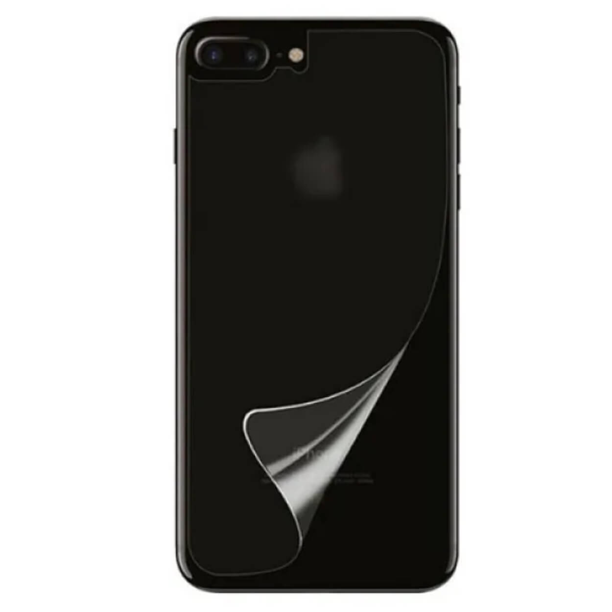 Iphone 7 plus genomskinlig vinyl skin wrap baksida