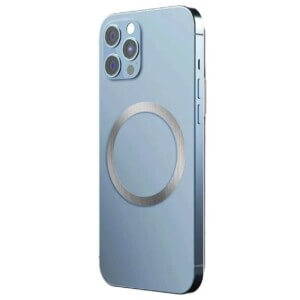 Självhäftande Magsafe Ring Adapter för Mobilskal Silver