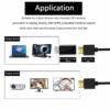 Display port dp hane till hdmi hona adapter 4k