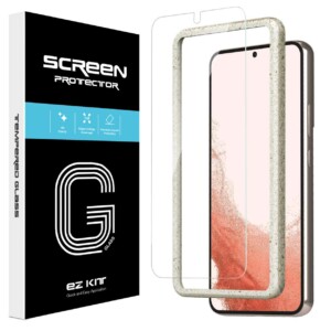 Enkel installation galaxy s22 härdat glas hd skärmskydd