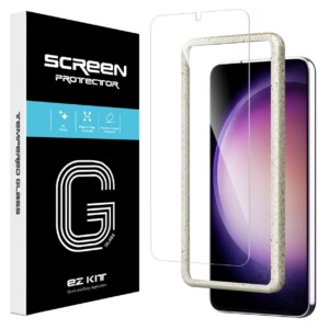Enkel installation galaxy s23 härdat glas hd skärmskydd