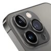 Iphone 14 pro/14 pro max kameraskydd metall härdat glas svart