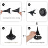 4-pack solcell spotlights led markbelysning