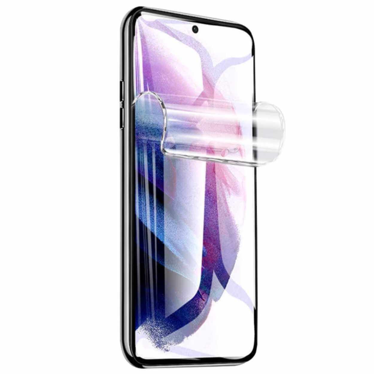 Heltäckande galaxy s22 skärmskydd nanoedge skyddsplast