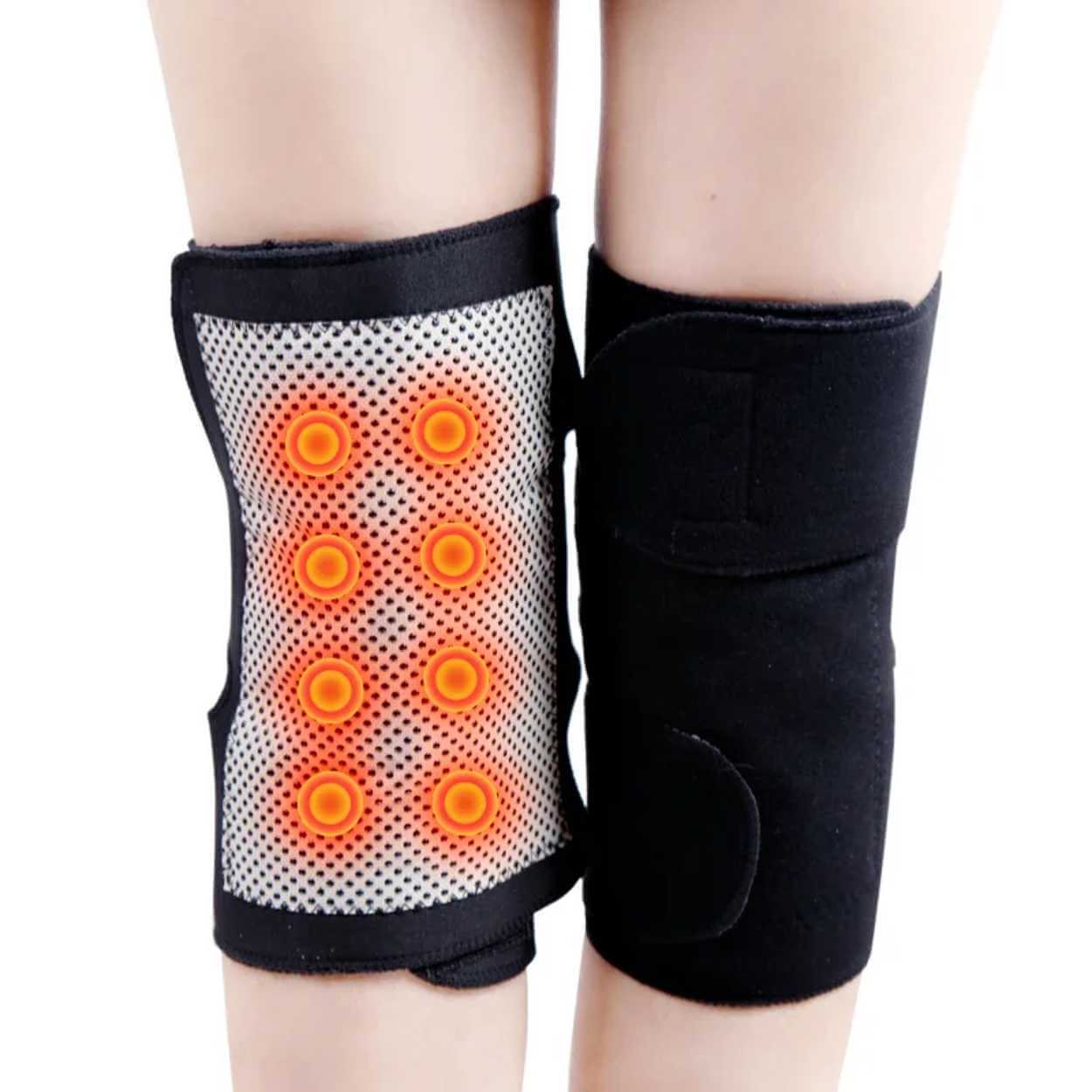 2-pack värmande knäskydd - självuppvärmande turmalin knästöd - bild 8