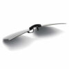 Clip on cateye solglasögon svart