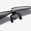 Sport clip on solglasögon flip up silver
