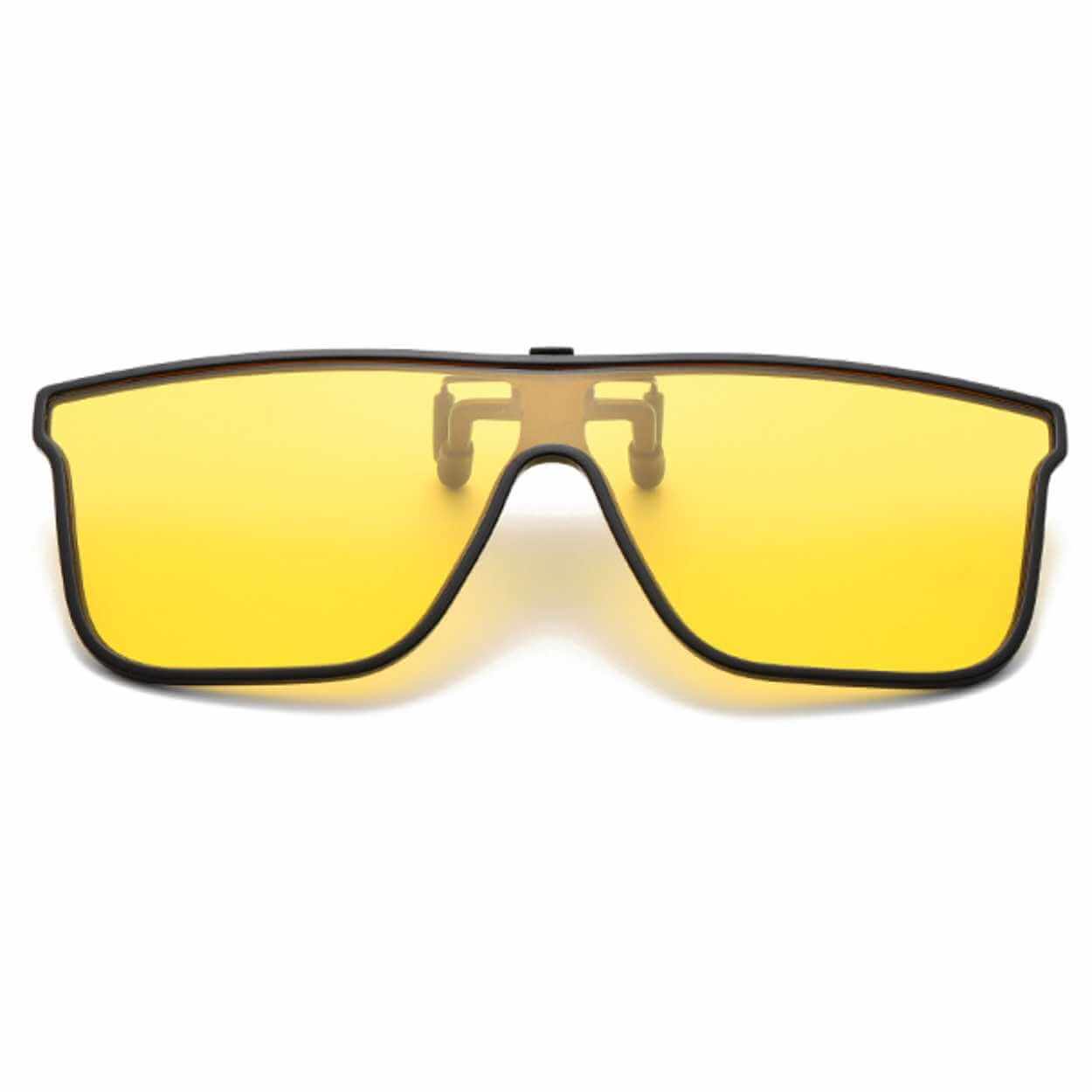 Sport clip-on solbriller flip-up night vision
