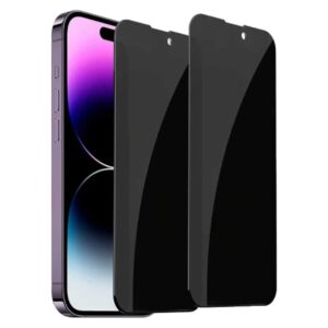 2-Pack iPhone 16 Privacy Skärmskydd Heltäckande HD Härdat Glas