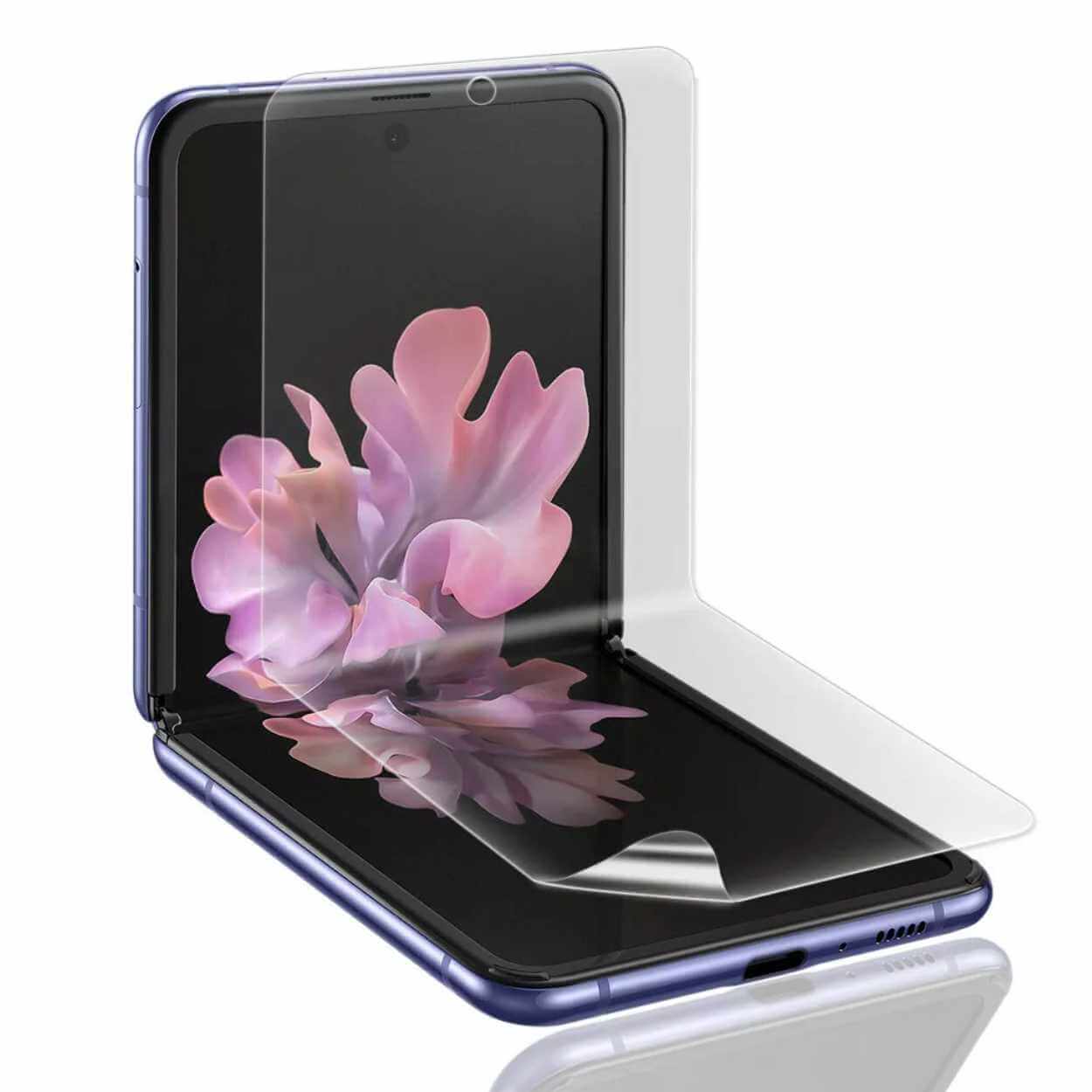 Samsung galaxy flip 4 skärmskydd skyddsplast displayskydd tpu