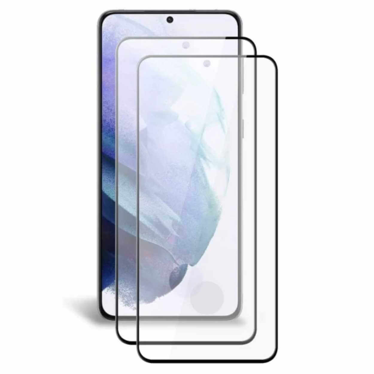 2-pack samsung galaxy s21 ultra skärmskydd härdat glas 9h 3d
