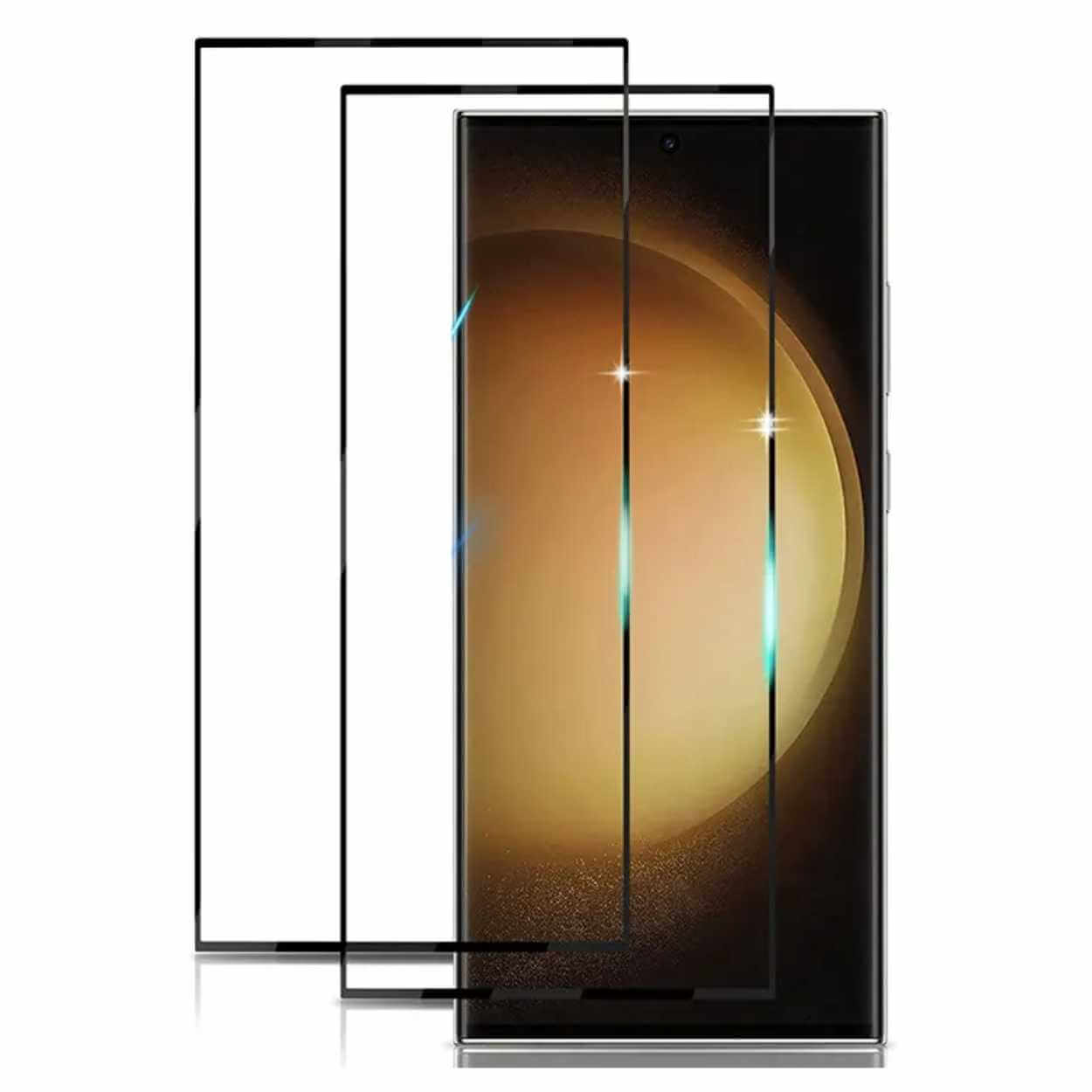2-pack samsung galaxy s24 ultra skärmskydd härdat glas 9h 3d