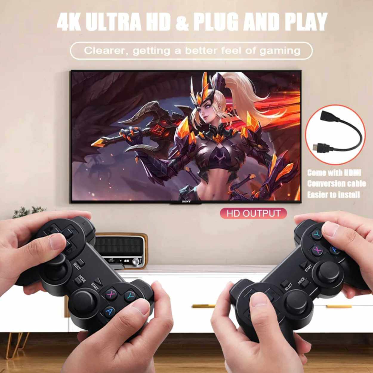 M8 game stick lite 2024 20 000+ retro tv-spill - bilde 7
