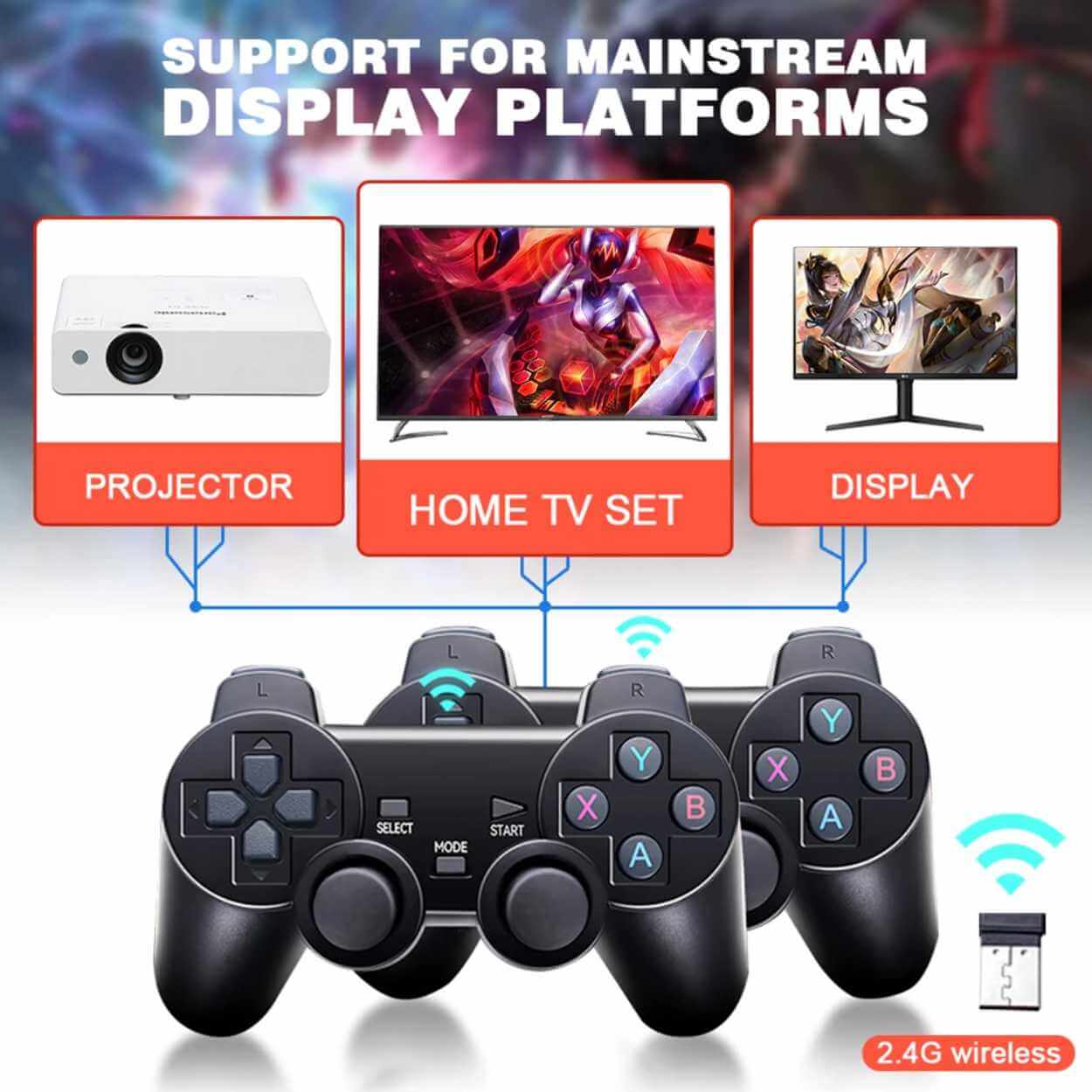 M8 game stick lite 2024 20 000+ retro tv-spill - bilde 6