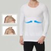 Formande hållnings t-shirt | posture shirt | kompressionströja vit