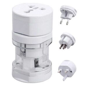 Universal Reseadapter för Alla Länder Vit