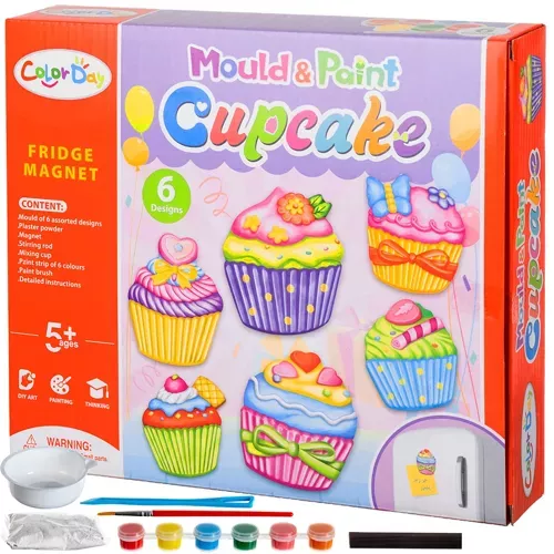 Diy kylskåpsmageter cupcakes | gör egna magneter | pyssel för barn