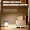 Mini led ficklampa pocket torch nyckelring usb uppladdningsbar med blåljus