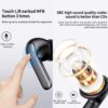 Tws bluetooth hörlurar anc enc bt 5. 3 svart
