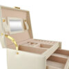 Elegant smykkeskrin beige