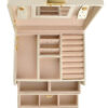 Elegant smykkeskrin beige