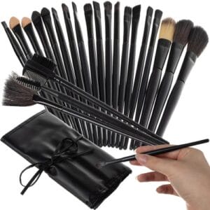 Professionella Sminkborstar | Makeupborstar Set med 24 Delar