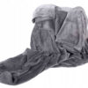 Superstor hoodie blanket | xxl filtmorgonrock grå