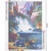 Diamond painting vattenfall | diamanttavla | diamantmålning 30x40 cm