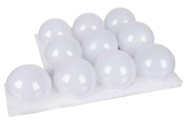 Led-lampor till sminkspegel | 10st självhäftande spegellampor med usb - bild 5