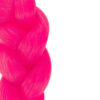 Jumboflätor | ombre flätor | syntetisk hårförlängning rosa 60cm