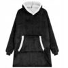 Snuggie hoodie blanket oversize filttröja svart