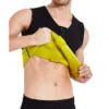 Neoprene slimming sauna vest midjetränare för män svart l