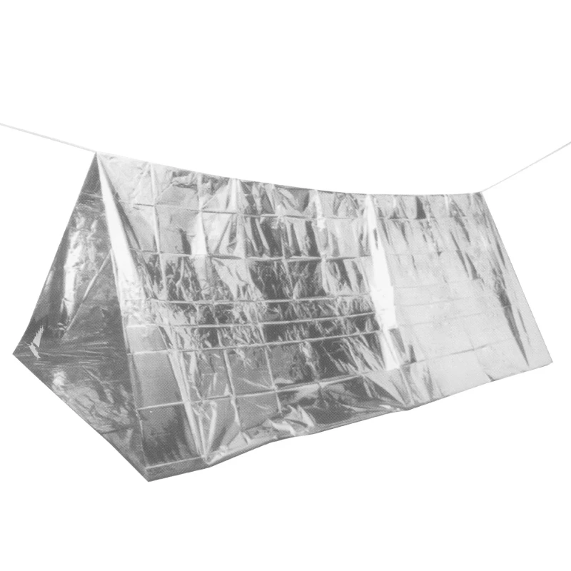 Räddningsfilt | överlevnadsfilt | nödfilt av silverfolie mot väder och vind 160x210 cm - bild 11