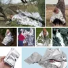 Räddningsfilt | överlevnadsfilt | nödfilt av silverfolie mot väder och vind 160x210 cm