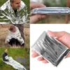 Räddningsfilt | överlevnadsfilt | nödfilt av silverfolie mot väder och vind 160x210 cm