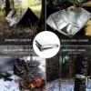 Räddningsfilt | överlevnadsfilt | nödfilt av silverfolie mot väder och vind 160x210 cm