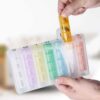 Doseringslåda morgon/kväll - pillerburk vecka för medicin och vitaminer
