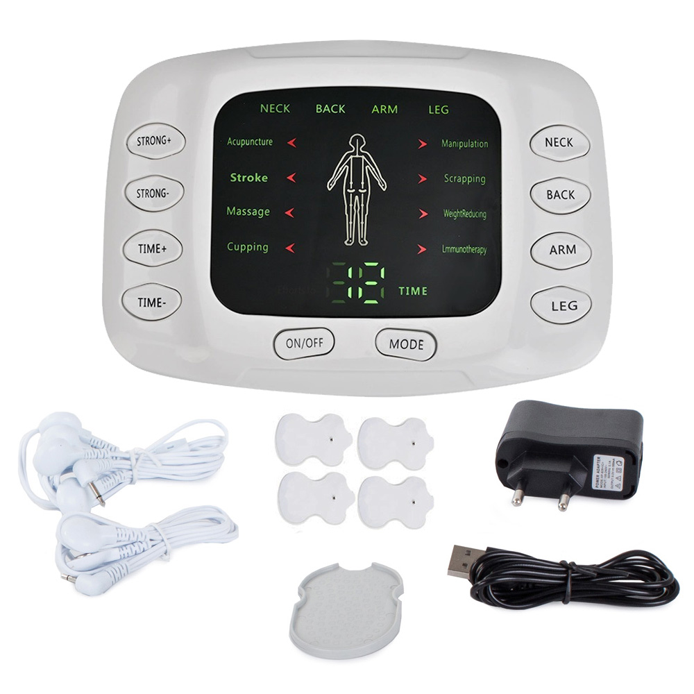 Ems tens massasje stimulering av muskler elektronisk muskelstimulator