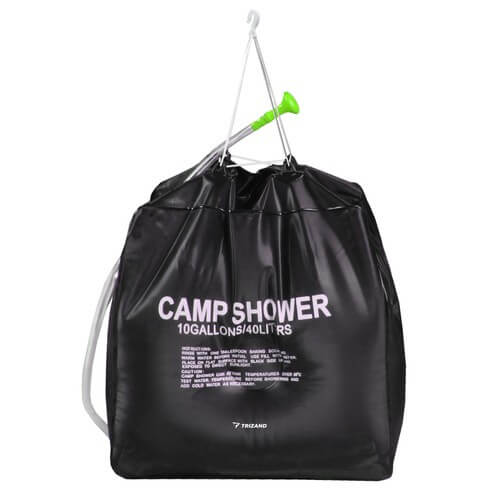 Soluppvärmd utomhusdusch för trädgård & camping 40l - bild 5