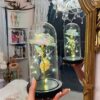 24k gullbelagt diamantrose i gaveemballasje evighetsrose