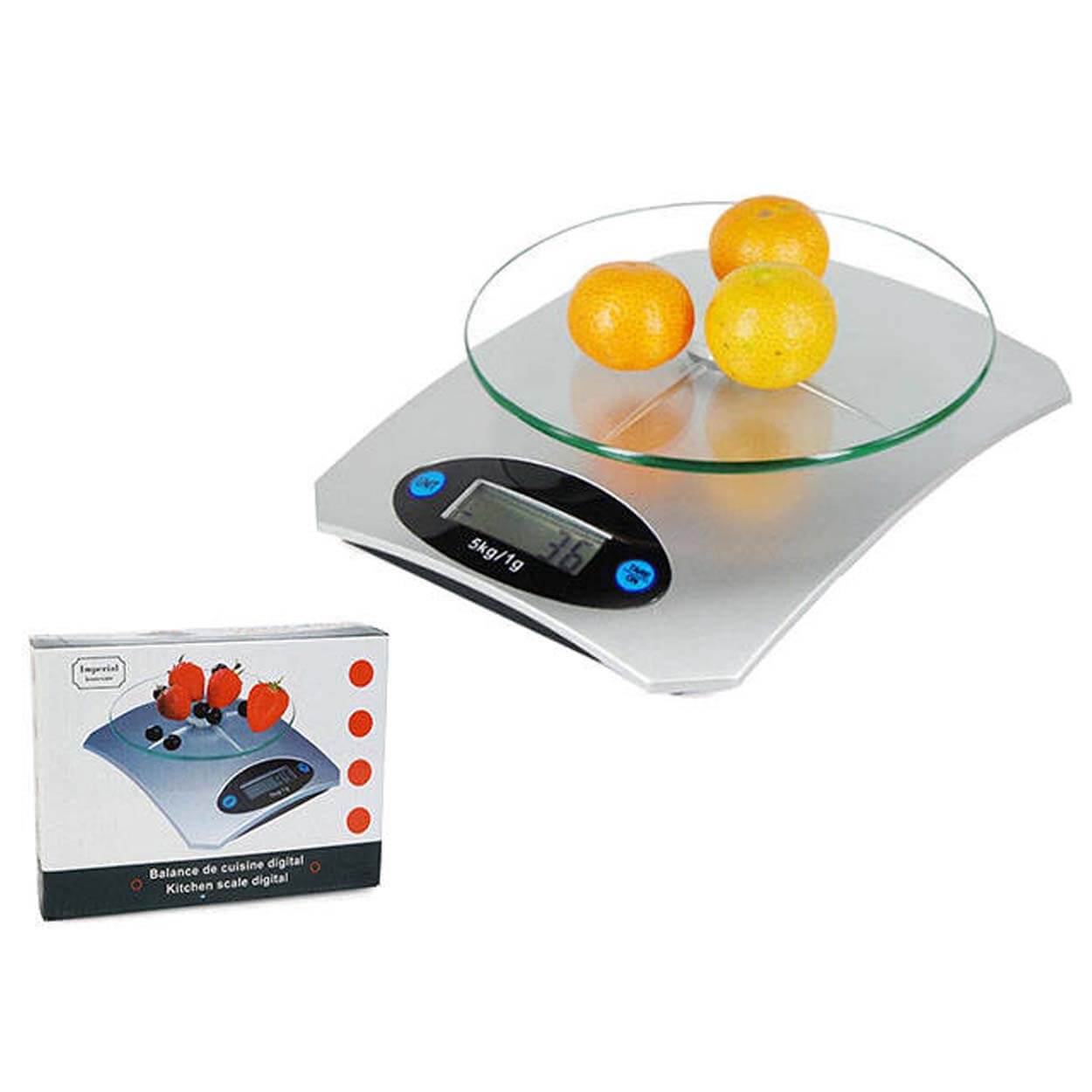 Digital kjøkkenvekt med brett 5 kg/1 g brevvekt - bilde 7