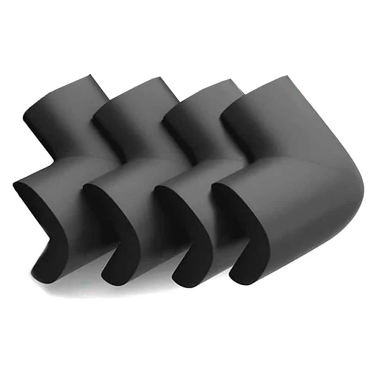 Hörnskydd i skum 4-pack svart - bild 3