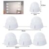 Led-sminkspegelbelysning - 10-pack med usb