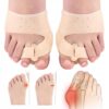 2-pack hallux valgus tåseparerare gel