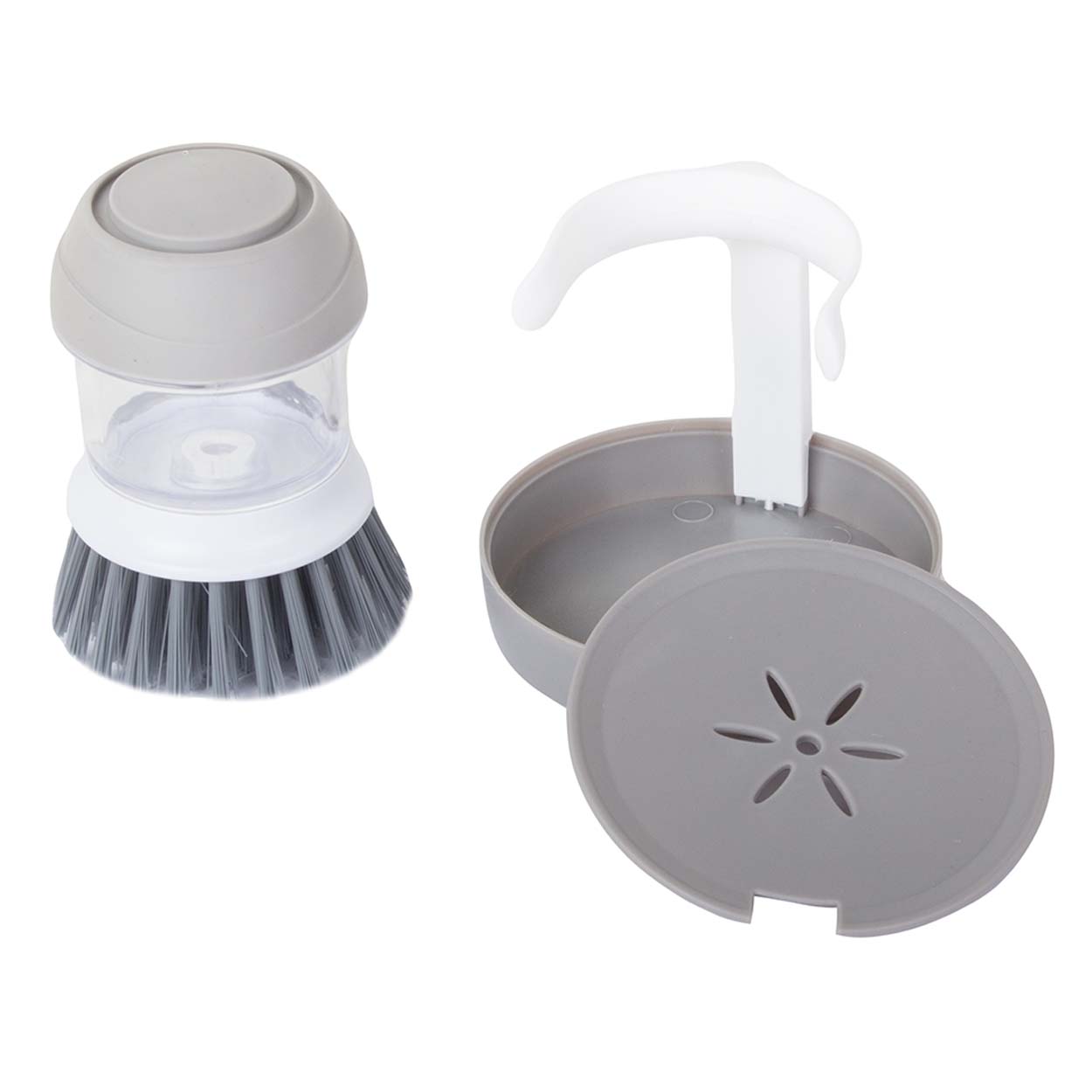 Diskborste med diskmedelsdispenser och ställ - bild 5