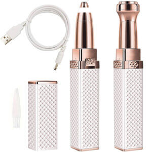 Uppladdningsbar Ögonbrynsepilator Ansiktstrimmer För Kvinnor | Smärtfri Hårborttagning