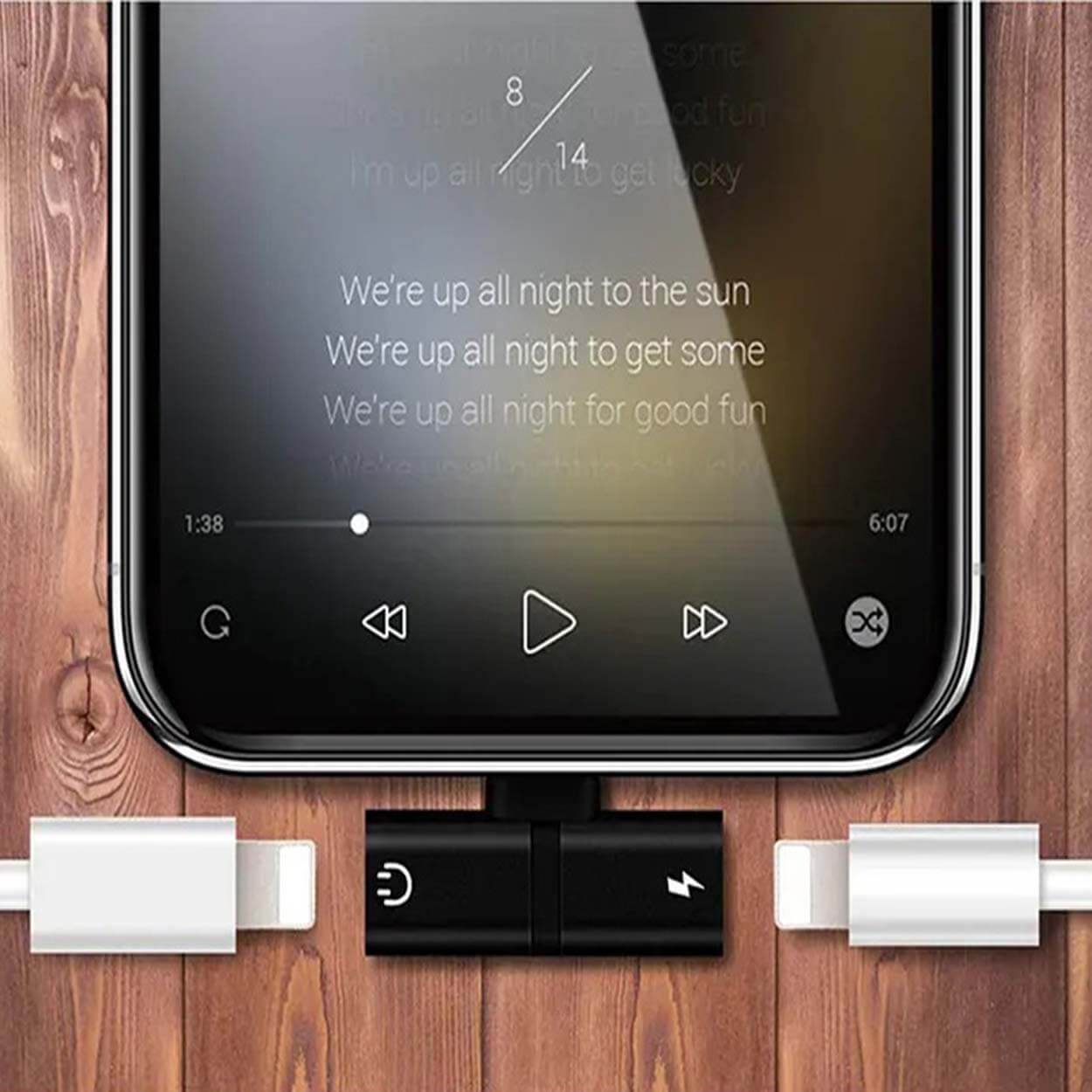 Lightning-adapter splitter | lyd og lading - bilde 10